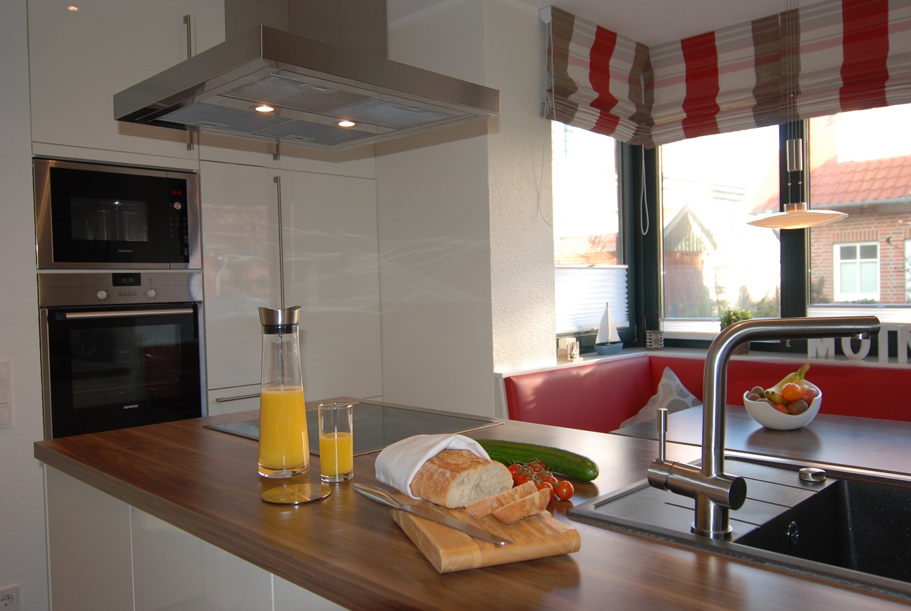 Wohnbereich im Ferienhaus Windvogel auf Borkum