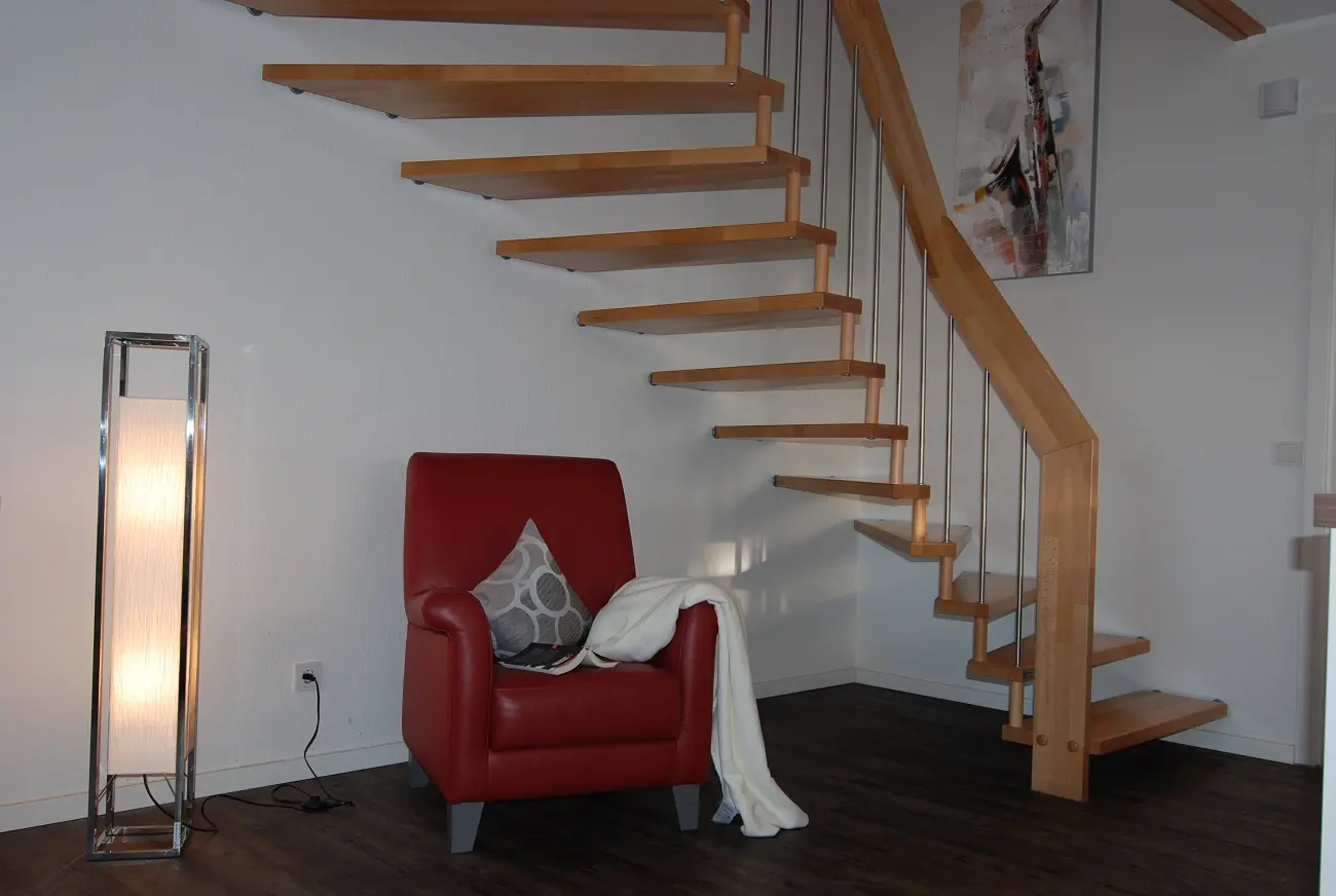 Wohnzimmer – Sessel –
        Ferienhaus Windvogel