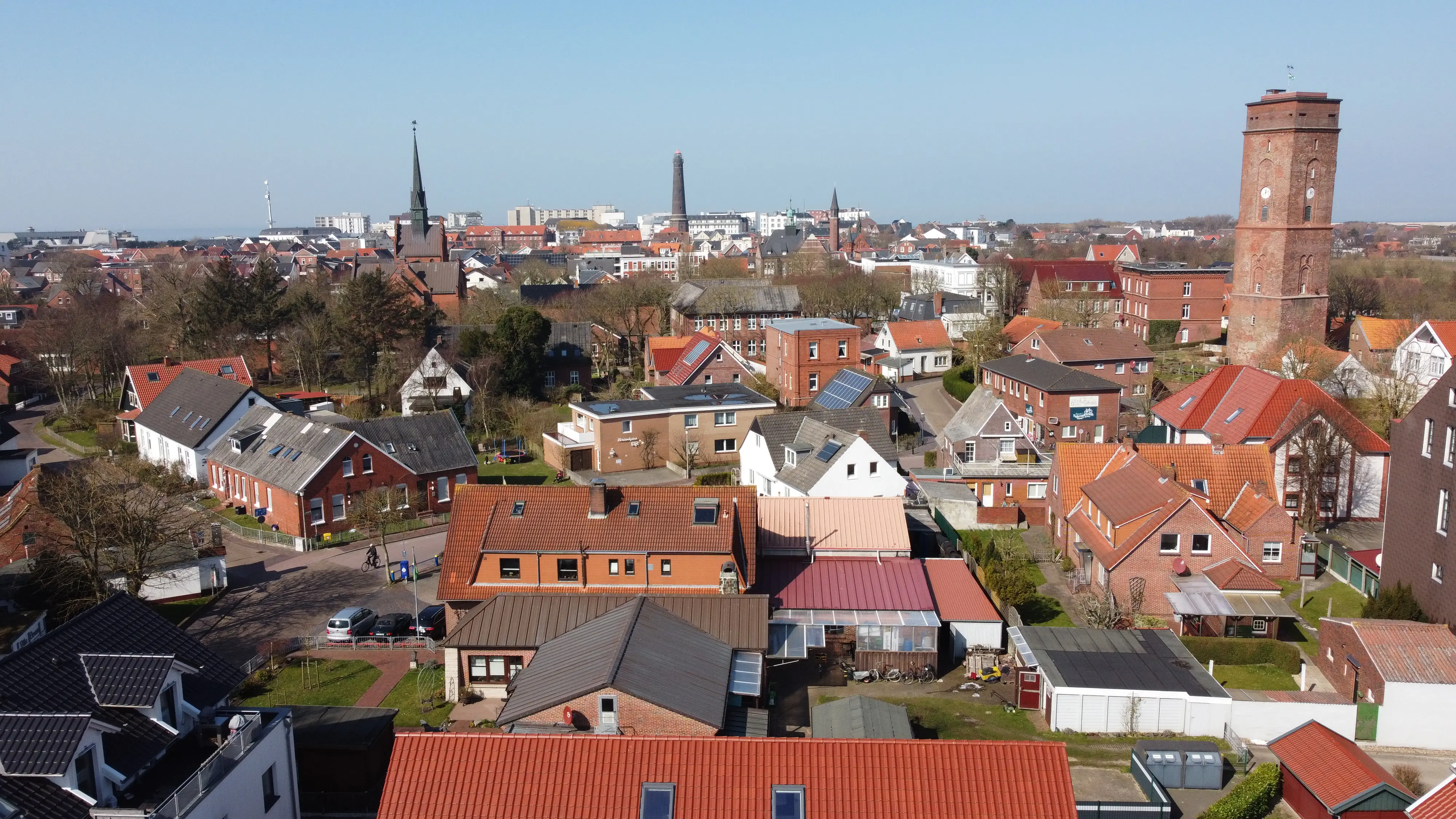 Borkum – Blick über die
        Umgebung